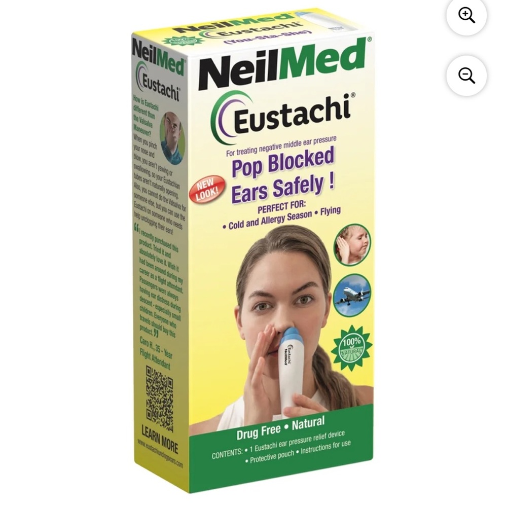 NEW NeilMed Eustachi Ear Pressure Relief Device